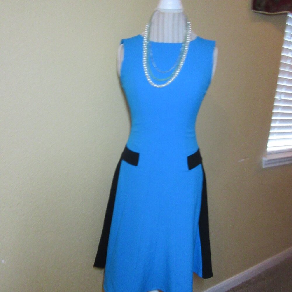 Calvin Klein  turquoise Blue dress